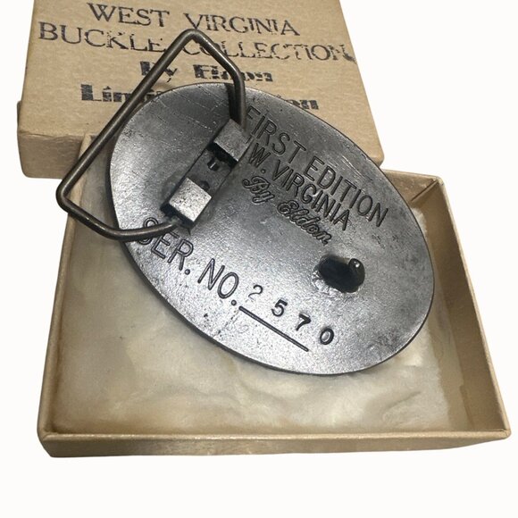 Eldon West Virginia Buckle Limited First Edition serial number + box - Picture 7 of 9